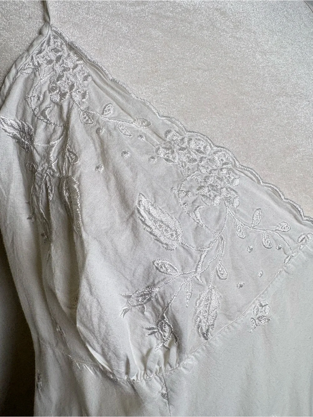 Victoria’s Secret vintage babydoll chemise teddy top dress cottage prairie